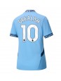 Manchester City Jack Grealish #10 Domácí Dres pro Dámské 2024-25 Krátký Rukáv